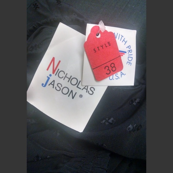 NWT Plus 38 Black Dress Pants Elastic Waist   BP21 - Picture 4 of 5